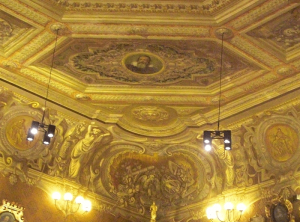 Galileo Painted on Ceiling of "Aula Magna of Palazzo Bo"