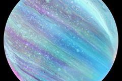 A6-024- Planet Peacock - For Tom